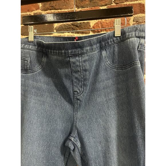 Spanx Blue Jean Jeggings Size XL - Picture 3 of 8